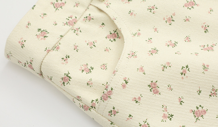 大きいサイズ レディース 小花柄ハイウエストAラインミニスカート LL 3L 4L 5L 6L