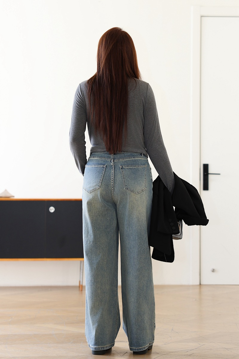 大きいサイズ レディース ハイネック長袖スタイリッシュインナーシャツ LL 3L 4L 5L