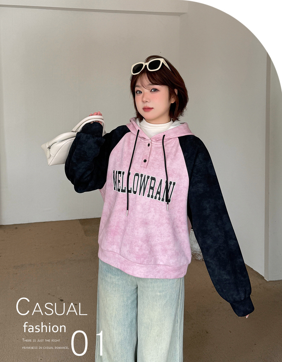 大きいサイズ レディース フリース裏地ラグランスリーブスウェットパーカー LL 3L 4L 5L