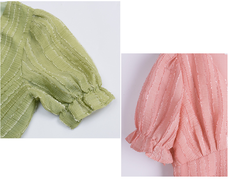 大きいサイズ レディース Vネックフリルシフォンプリーツワンピース LL 3L 4L 5L