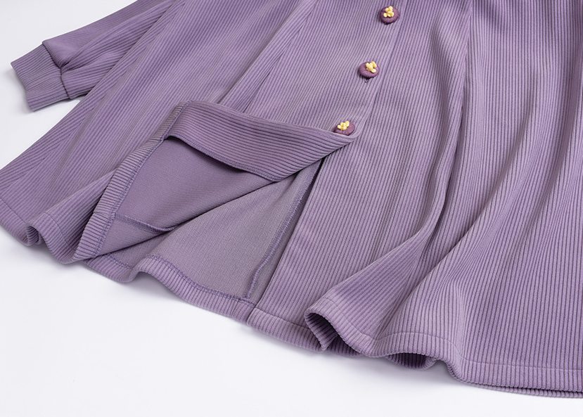 大きいサイズ レディース VネックボタンダウンAラインワンピース LL 3L 4L 5L