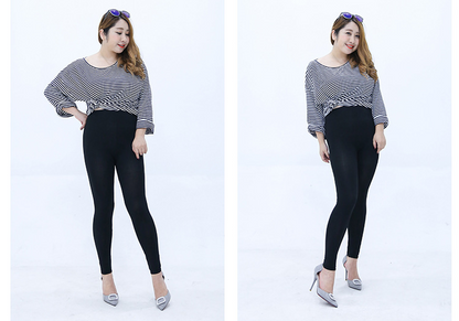 大きいサイズ レディース ストレッチレギンス M L LL 3L 4L5L 6L