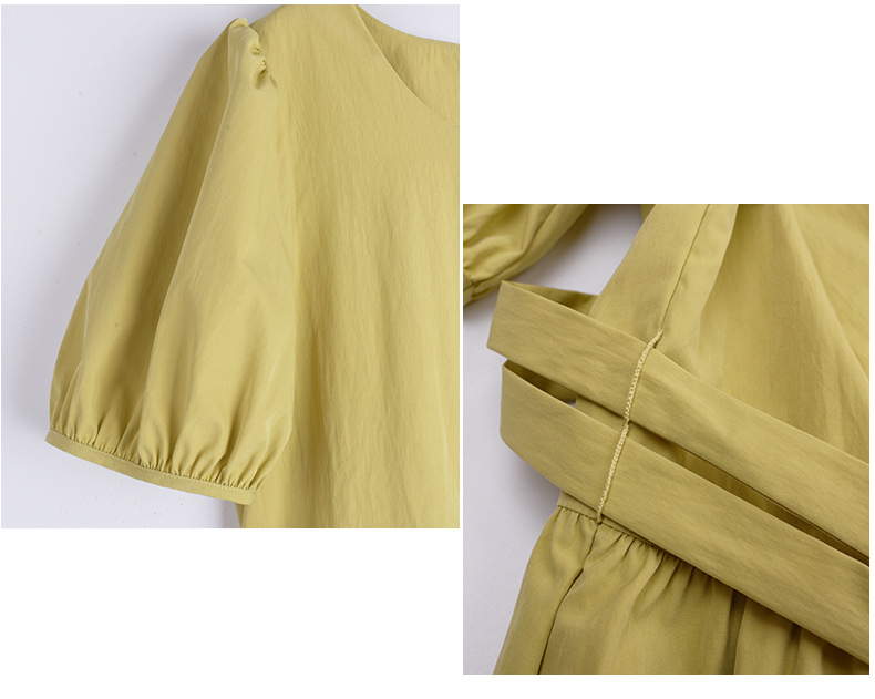 大きいサイズ レディース ラウンドネックダブルベルトカジュアルワンピース LL 3L 4L 5L