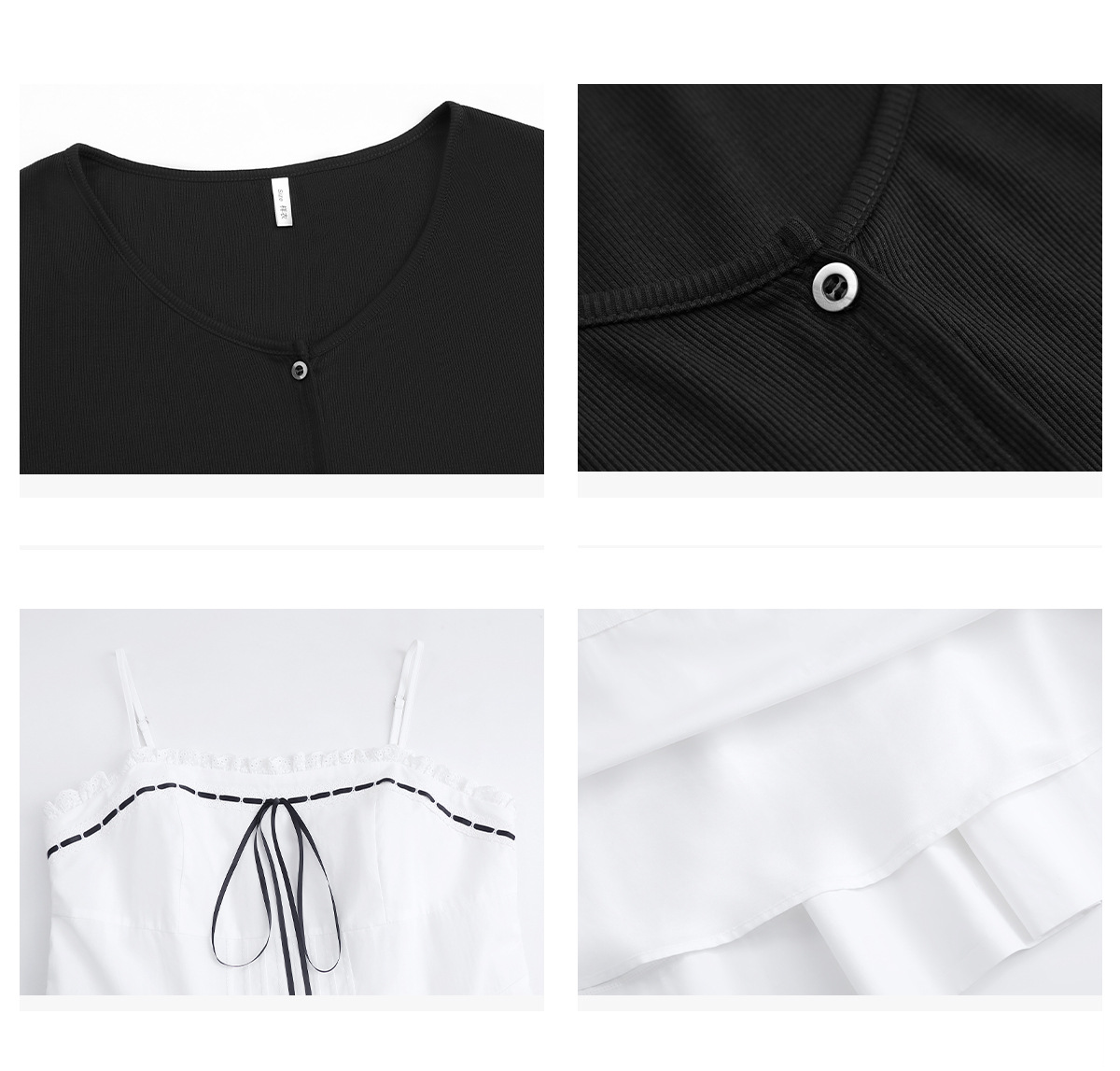 大きいサイズ レディース ブラックカーディガン/リボンワンピース(別売) LL 3L 4L 5L 6L