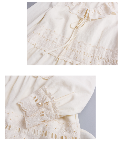 大きいサイズ レディース ジャカードレースロマンチックレトロワンピース LL 3L 4L 5L