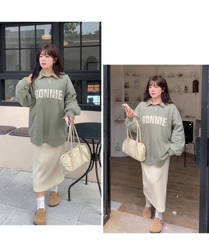 大きいサイズ レディース ストレートチューブミルキーホワイトロングスカート LL 3L 4L 5L