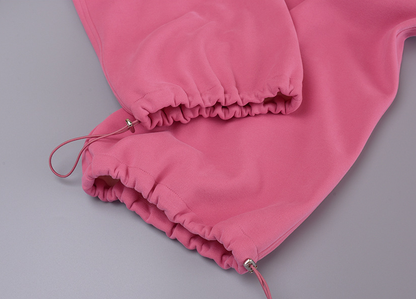 大きいサイズ レディース ニットコントラストウエストバンドストレートカジュアルパンツ LL 3L 4L 5L