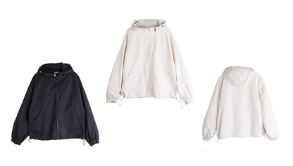 大きいサイズ レディース フード付きハイカーゴダブルジッパージャケット LL 3L 4L 5L