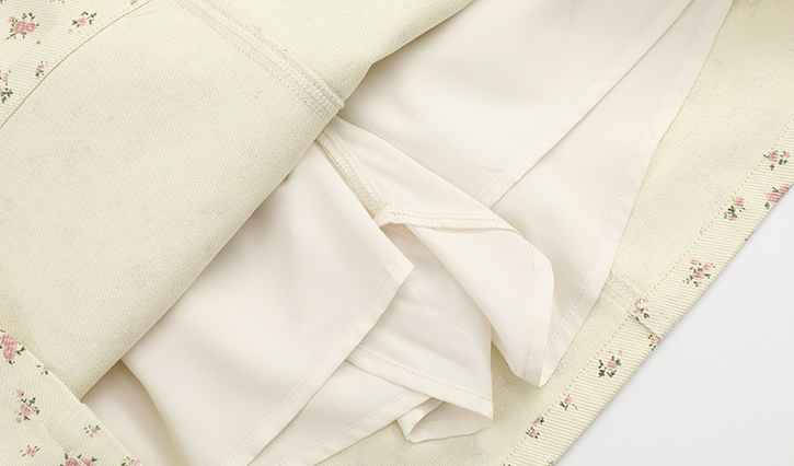 大きいサイズ レディース 小花柄ハイウエストAラインミニスカート LL 3L 4L 5L 6L