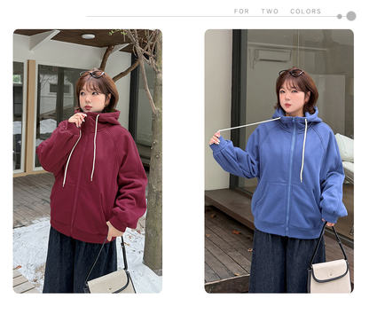 大きいサイズ レディース フードタグ付き裏地フリースニットスウェットパーカー LL 3L 4L 5L