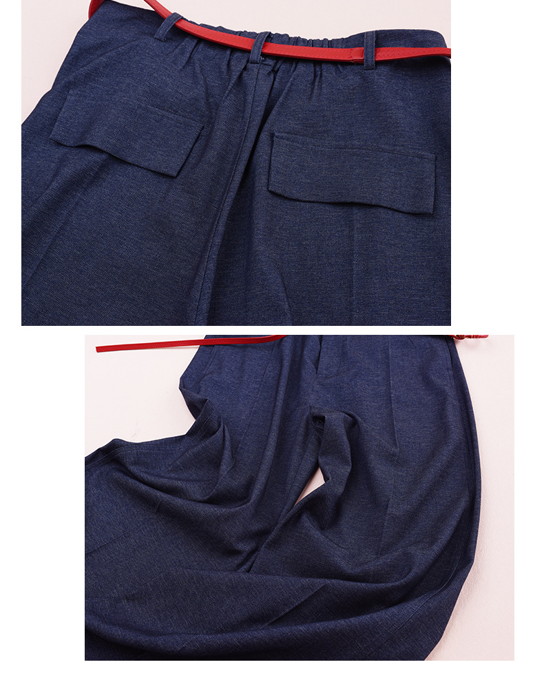 大きいサイズ レディース ストレートハイウエストレッグパンツ（ベルト別売） LL 3L 4L 5L