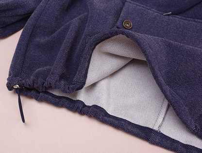 大きいサイズ レディース フード付きドローストリング厚手スウェットパーカー LL 3L 4L 5L