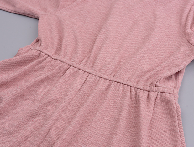 大きいサイズ レディース ラウンドネックレースニットワンピース LL 3L 4L 5L