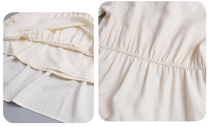 大きいサイズ レディース ジャカードレースロマンチックレトロワンピース LL 3L 4L 5L