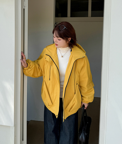 大きいサイズ レディース フード付きアウトドアカジュアル中綿ジャケット 3L 4L 5L