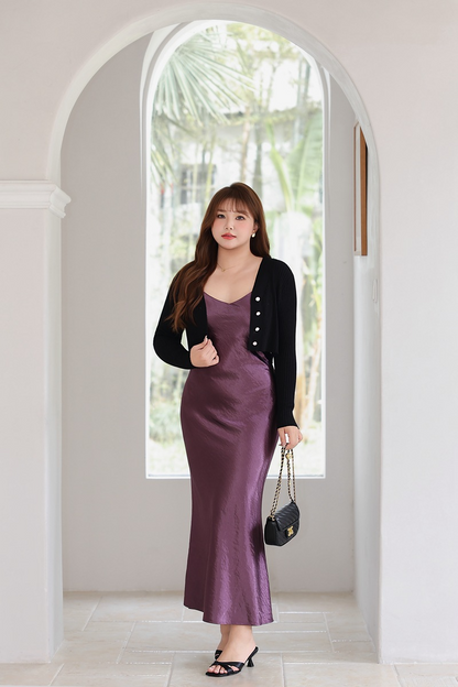 大きいサイズ レディース フレンチニットショートカーディガン LL 3L 4L