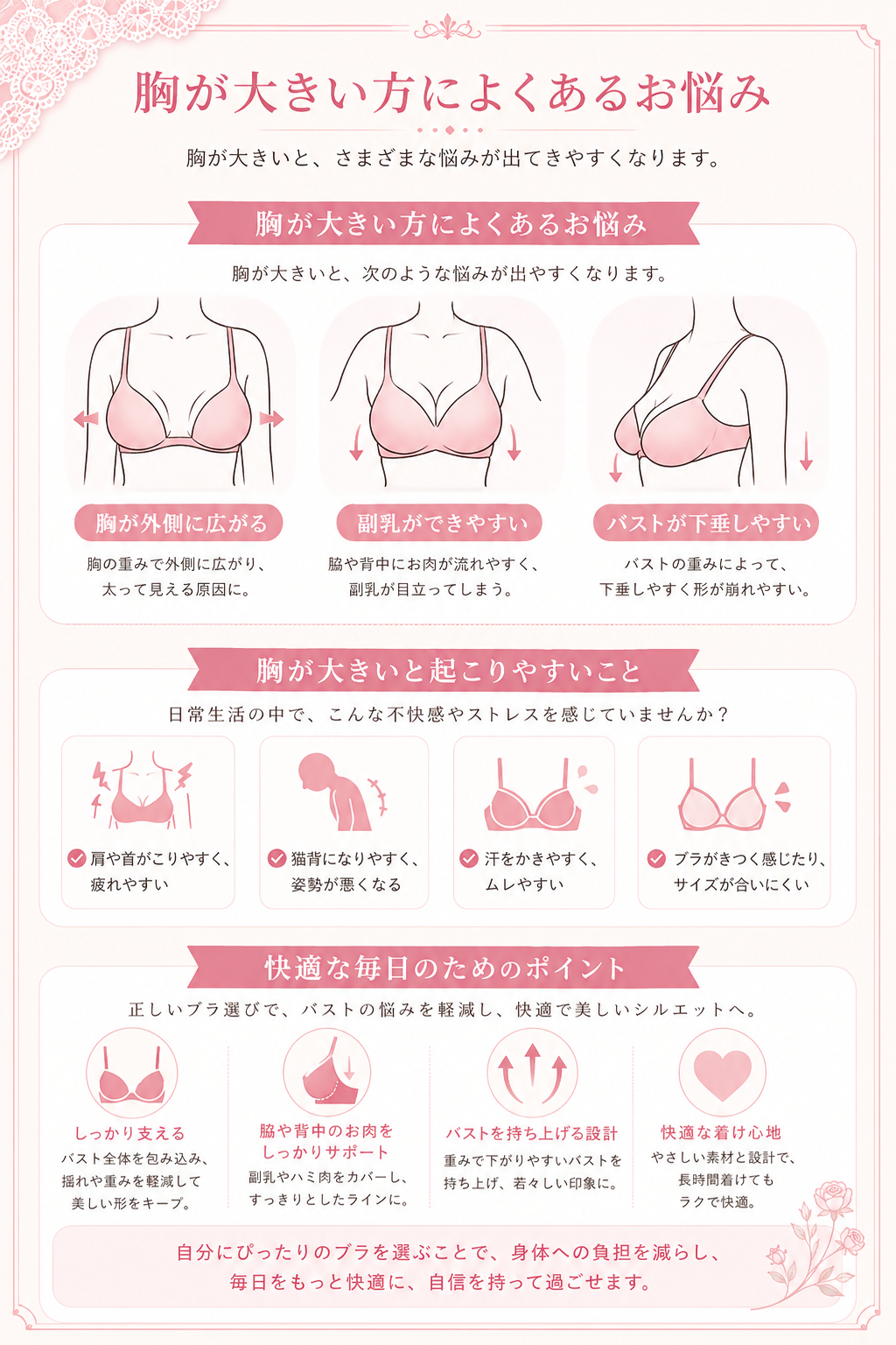 大きいサイズ レディース 美胸シルエットサポートメッシュフルカップブラジャー＆ショーツセット 75-100DEFGHIJ