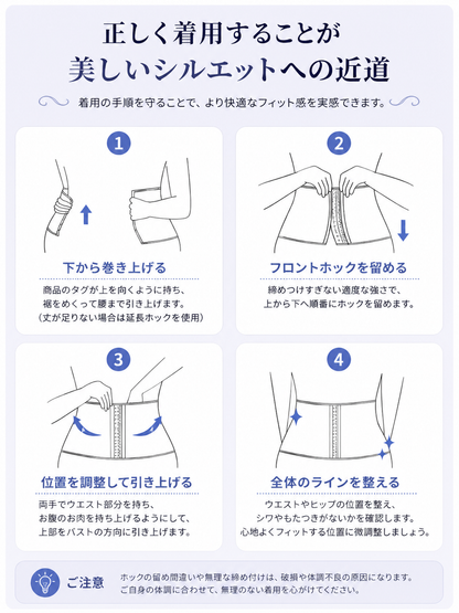 大きいサイズ レディース 美くびれサポートコルセットベルト LL 3L 4L 5L