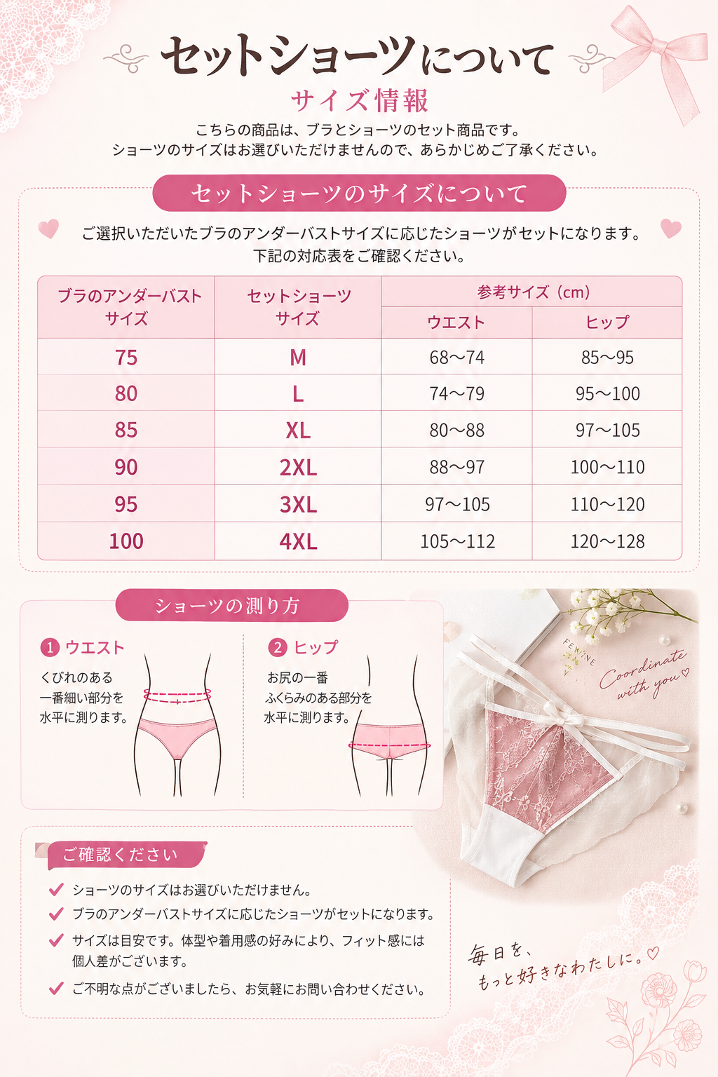大きいサイズ レディース 美胸シルエットサポートメッシュフルカップブラジャー＆ショーツセット 75-100DEFGHIJ