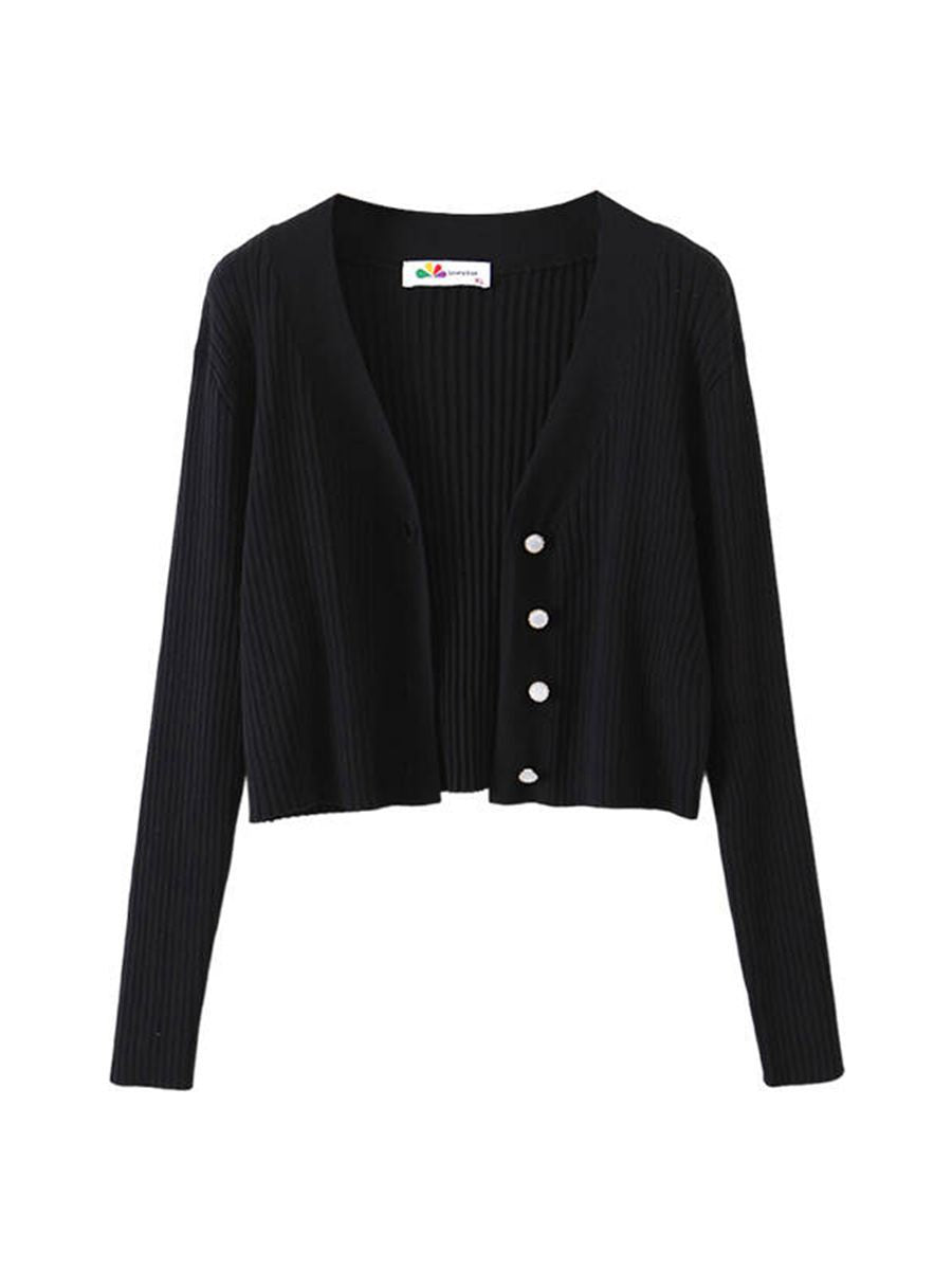 大きいサイズ レディース フレンチニットショートカーディガン LL 3L 4L