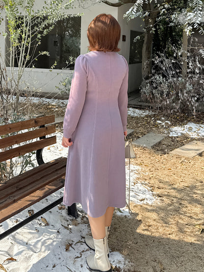 大きいサイズ レディース VネックボタンダウンAラインワンピース LL 3L 4L 5L