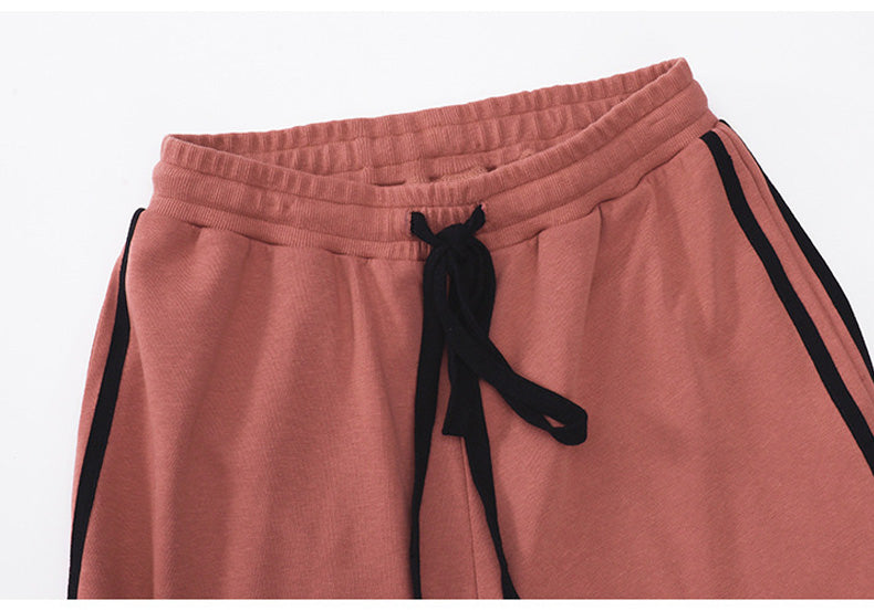 大きいサイズ レディース プリントスウェットシャツ+ワイドパンツセット LL 3L 4L 5L