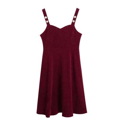 大きいサイズ レディース コーデュロイのレトロワンピース+フリルパフスリーブブラウス LL 3L 4L 5L