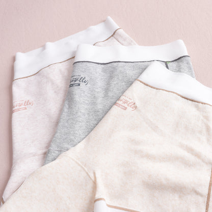 大きいサイズ レディース コットンジャカードボクサーパンツショーツ F フリーサイズ