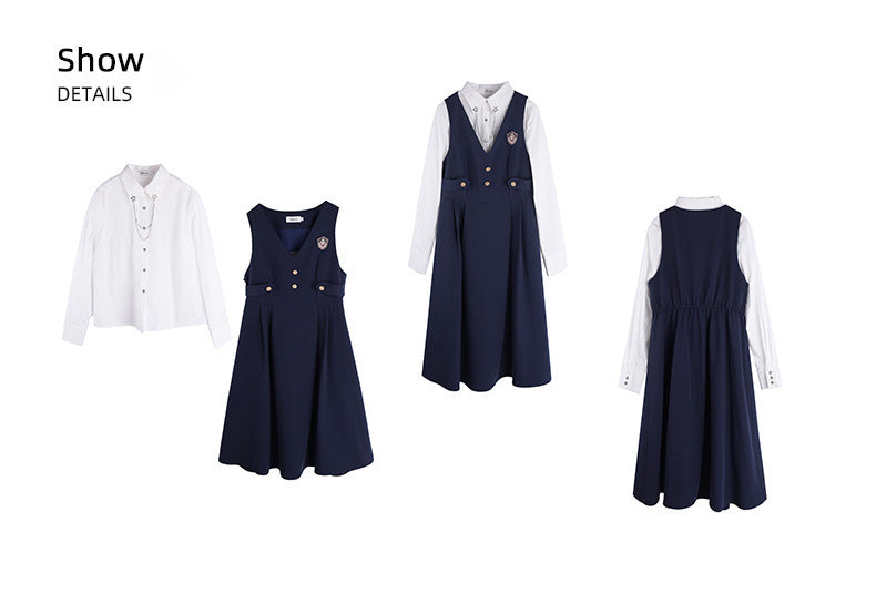 大きいサイズ レディース カレッジ風セットアップ星柄ワンピース二点セット LL 3L 4L 5L