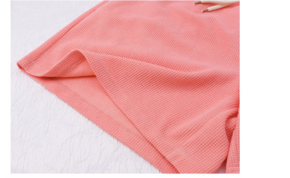 大きいサイズ レディース ゆるカジのスウェットトップス+ハーフパンツセット LL 3L 4L 5L