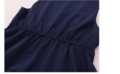 大きいサイズ レディース カレッジ風セットアップ星柄ワンピース二点セット LL 3L 4L 5L