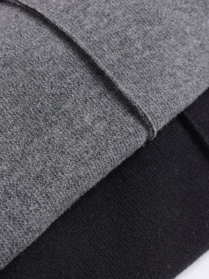 大きいサイズ レディース フロントラインタートルネック起毛ニットインナー LL 3L 4L 5L