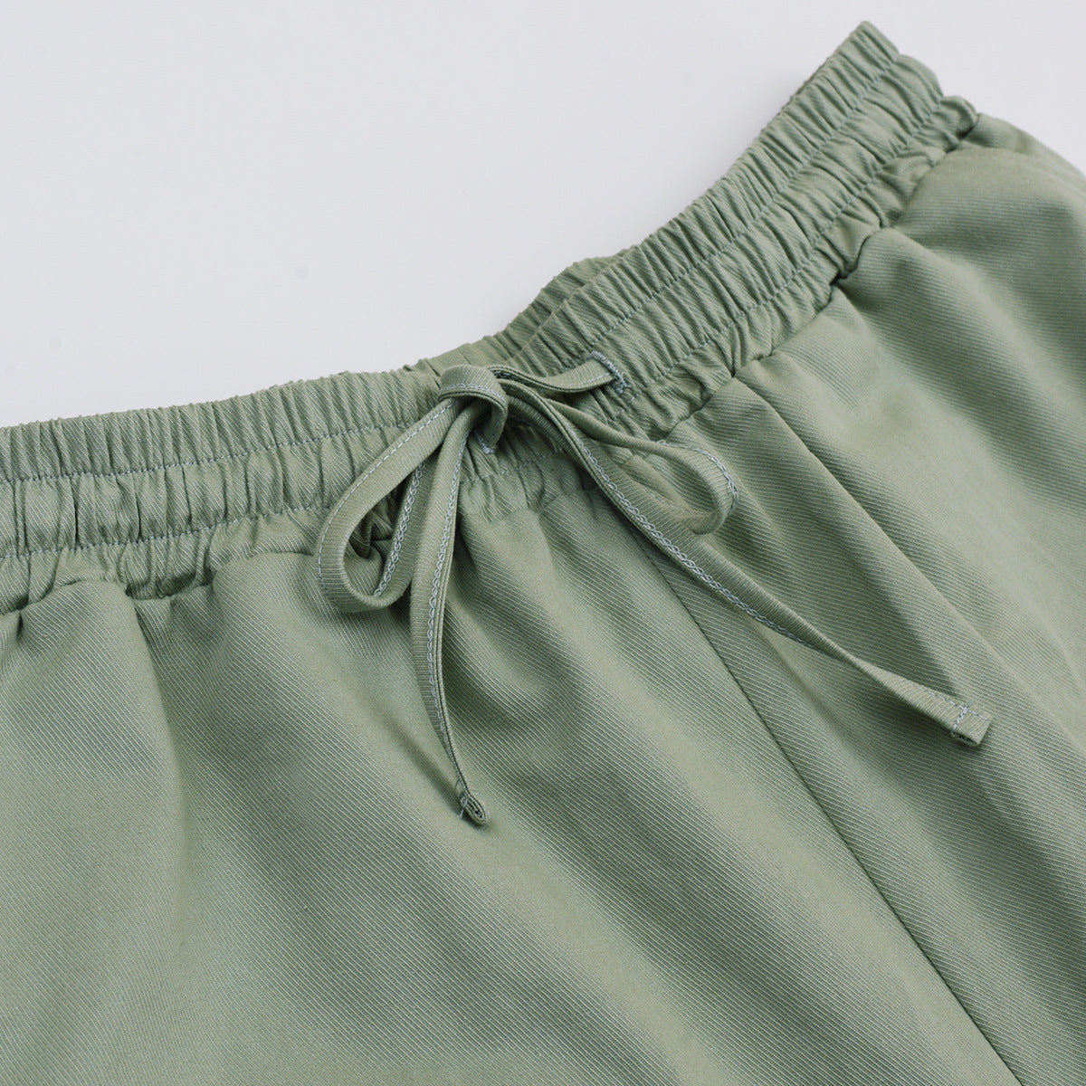 大きいサイズ レディース カジュアル無地コットンショートパンツ全4色 LL 3L 4L 5L