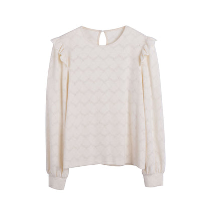 大きいサイズ レディース コーデュロイのレトロワンピース+フリルパフスリーブブラウス LL 3L 4L 5L