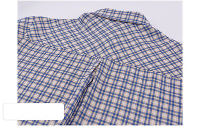 大きいサイズ レディース フラワープリントチェック柄シャツ LL 3L 4L 5L