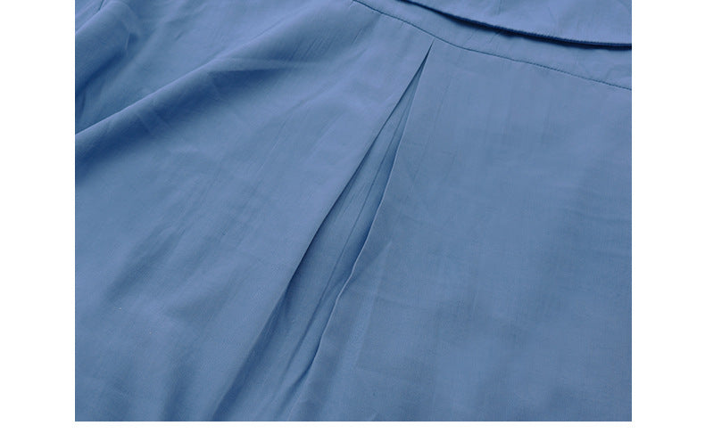 大きいサイズ レディース アシンメトリーカラーブラウス LL 3L 4L 5L