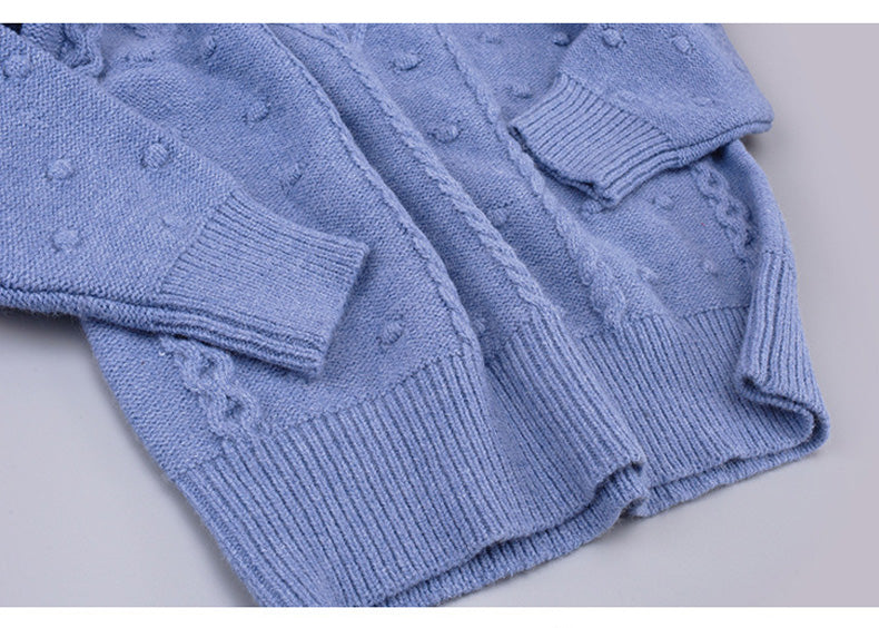 大きいサイズ レディース チュニック丈ケーブルニット LL 3L 4L 5L