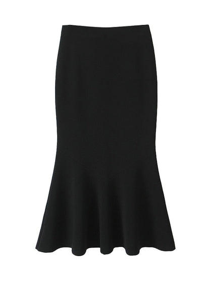 大きいサイズ レディース ボディコンフィッシュテールスカート LL 3L 4L 5L