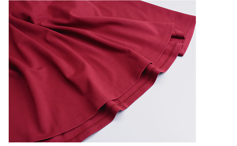 大きいサイズ レディース ダブルブレストのスクエアネックワンピース LL 3L 4L 5L