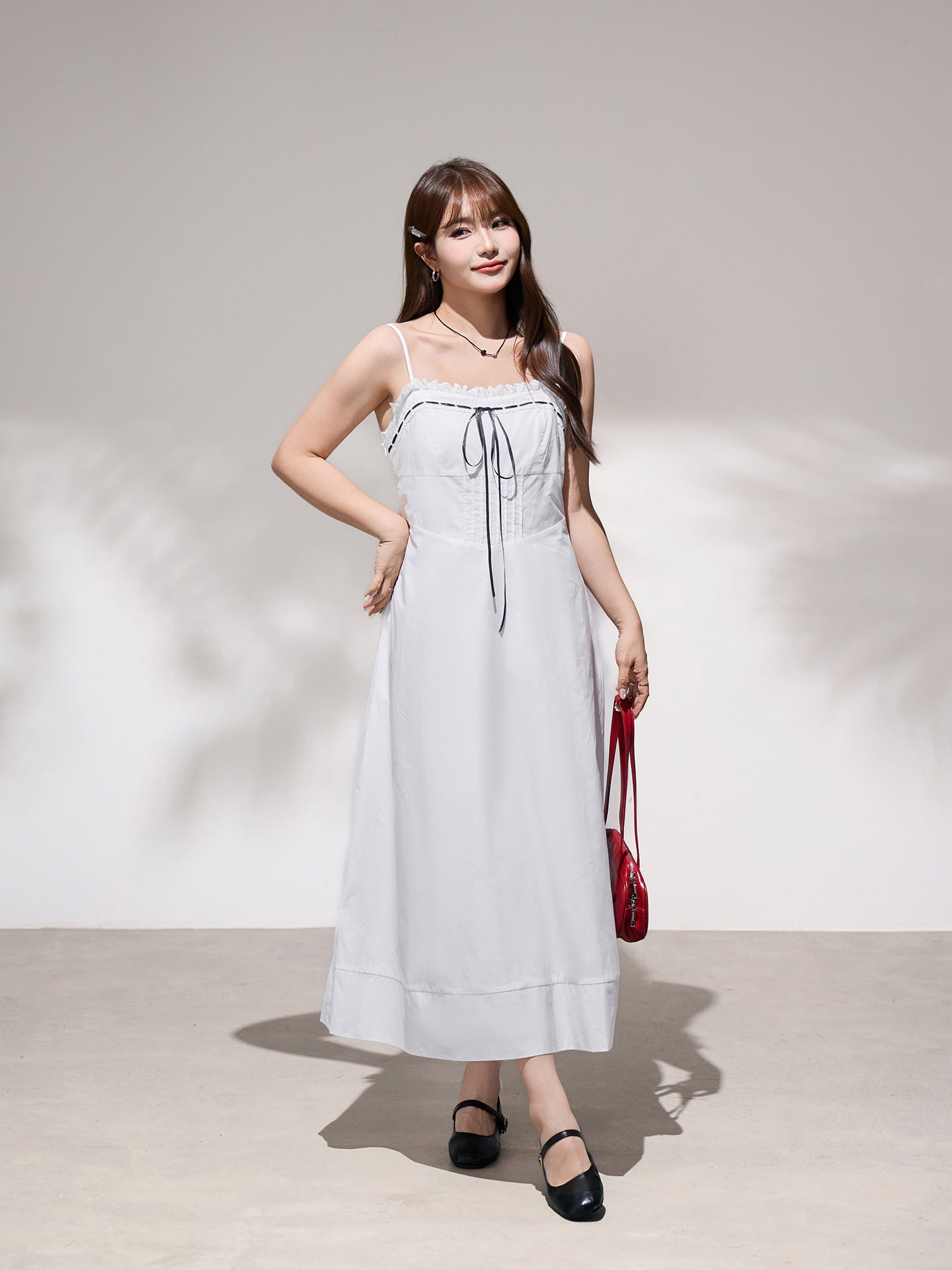 大きいサイズ レディース ブラックカーディガン/リボンワンピース(別売) LL 3L 4L 5L 6L