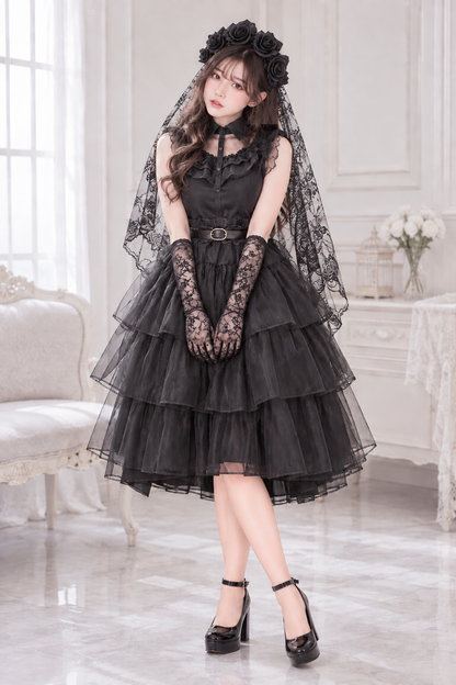 大きいサイズ レディース ゴシックゾンビ花嫁コスチュームセット LL 3L 4L