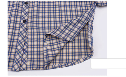 大きいサイズ レディース フラワープリントチェック柄シャツ LL 3L 4L 5L